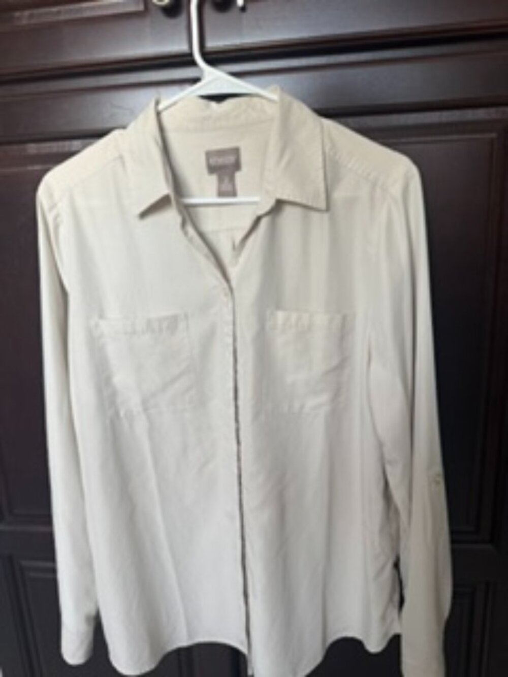 Chico's Cream/Beige Blouse Size 2